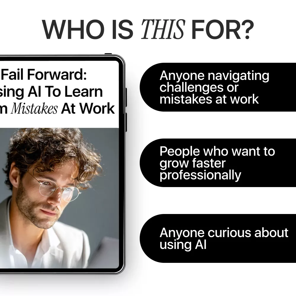 Fail Forward: Using AI to Learn from Mistakes at Work | AI Productivity Guide, Workplace Learning eBook, Professional Growth & Smart Reflection Toolkit - Image 6