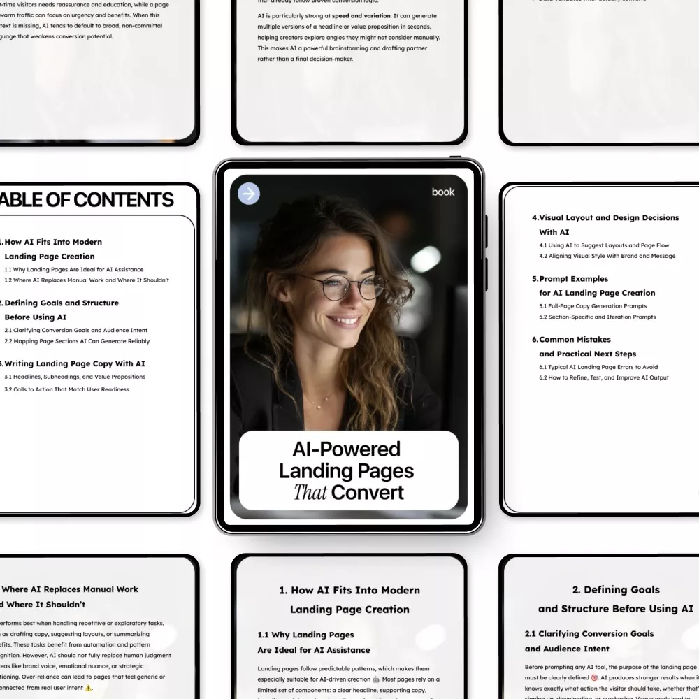AI-Powered Landing Pages That Convert | Practical eBook Guide to Using AI for Creating Landing Pages That Sell - Image 5