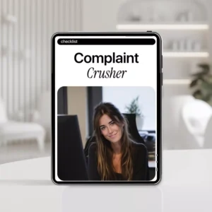 Complaint Crusher – AI-Powered Customer Service Checklist | How to Use AI to Handle Complaints with Confidence