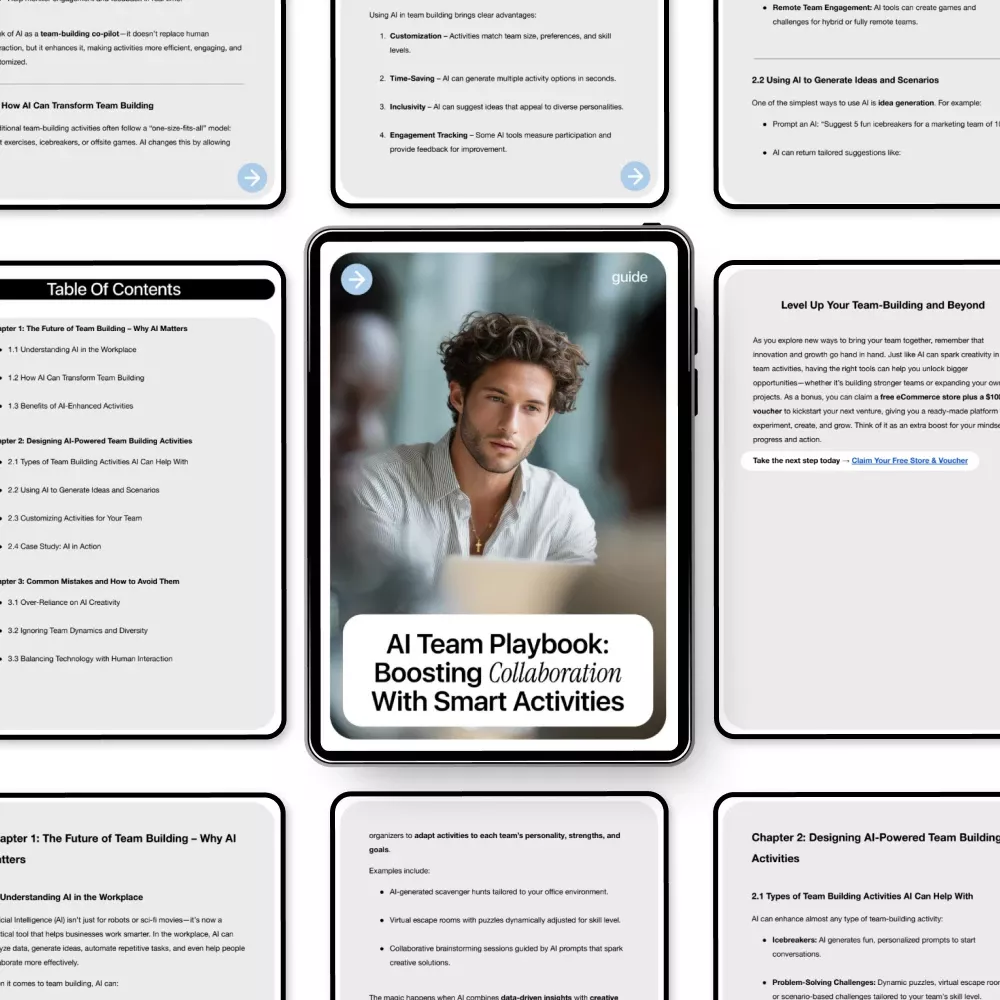 AI Team Playbook: Boosting Collaboration with Smart Activities – Ultimate Guide for AI for Creating Team Building Activities - Image 5