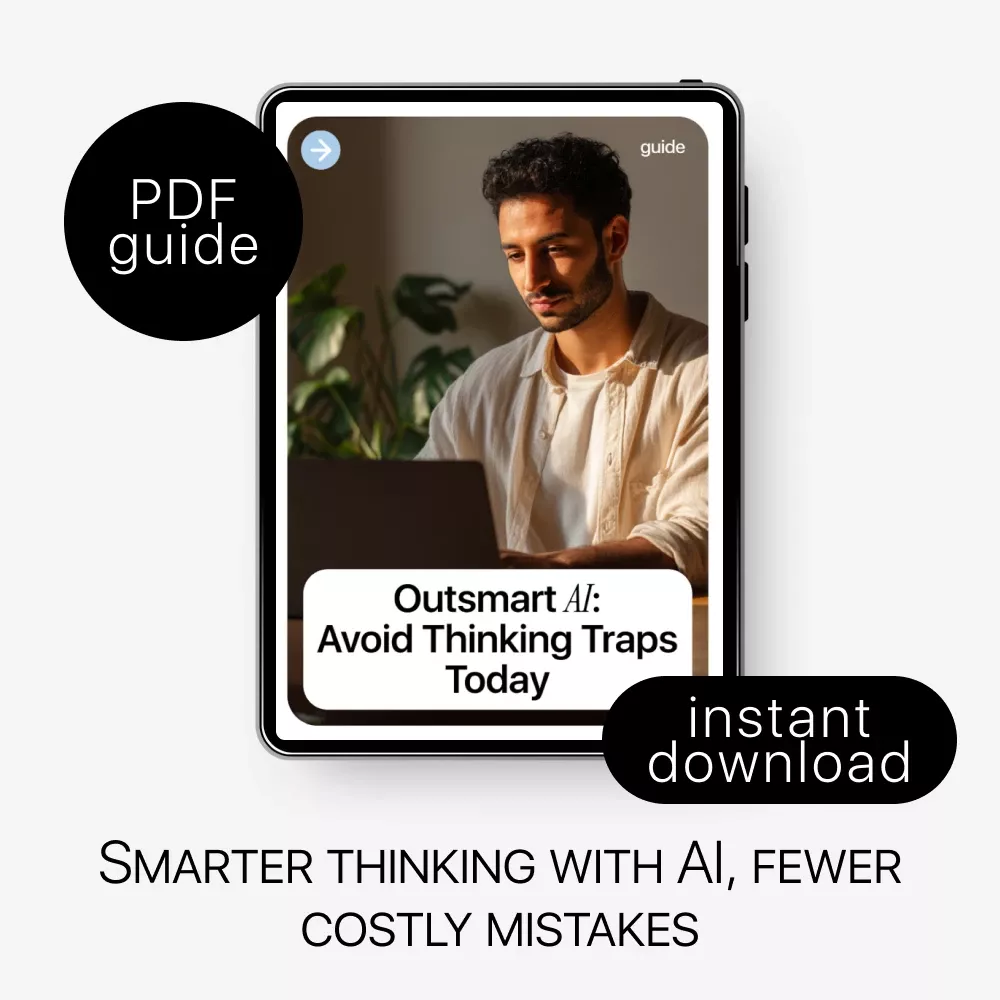 Outsmart AI: Avoid Thinking Traps Today – Smart AI Guide, Bias-Free Decision Making eBook, Practical AI Prompting Checklist - Image 3