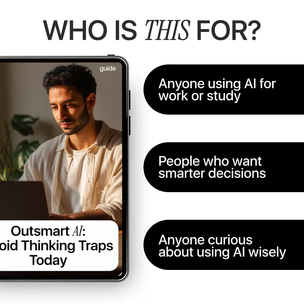 Outsmart AI: Avoid Thinking Traps Today – Smart AI Guide, Bias-Free Decision Making eBook, Practical AI Prompting Checklist - Image 6