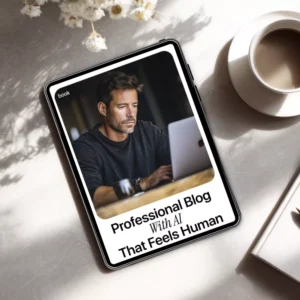 Build a Professional Blog With AI That Feels Human – The Complete Guide on How to Use AI to Create a Professional Blog, Boost Engagement, and Write Content That Reads Naturally