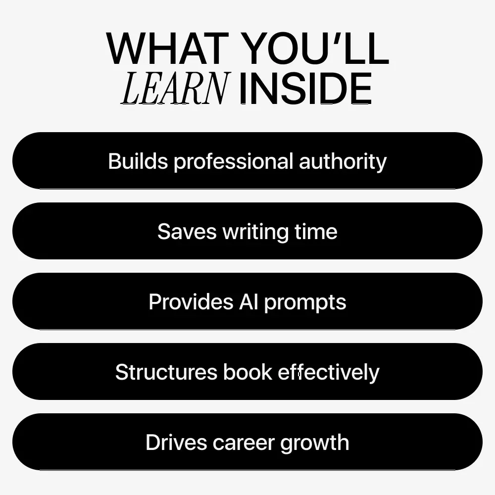 Write a Book With AI, Build Your Career – The Ultimate Guide on How to Use AI to Write a Book to Boost Your Career - Image 4