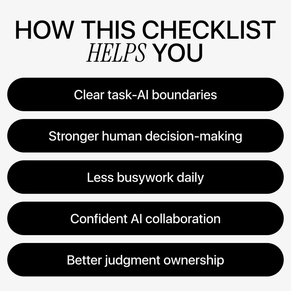 How AI Changes Job Roles Without Replacing You | Practical Checklist on how ai changes job roles for Smarter, Future-Ready Work - Image 4