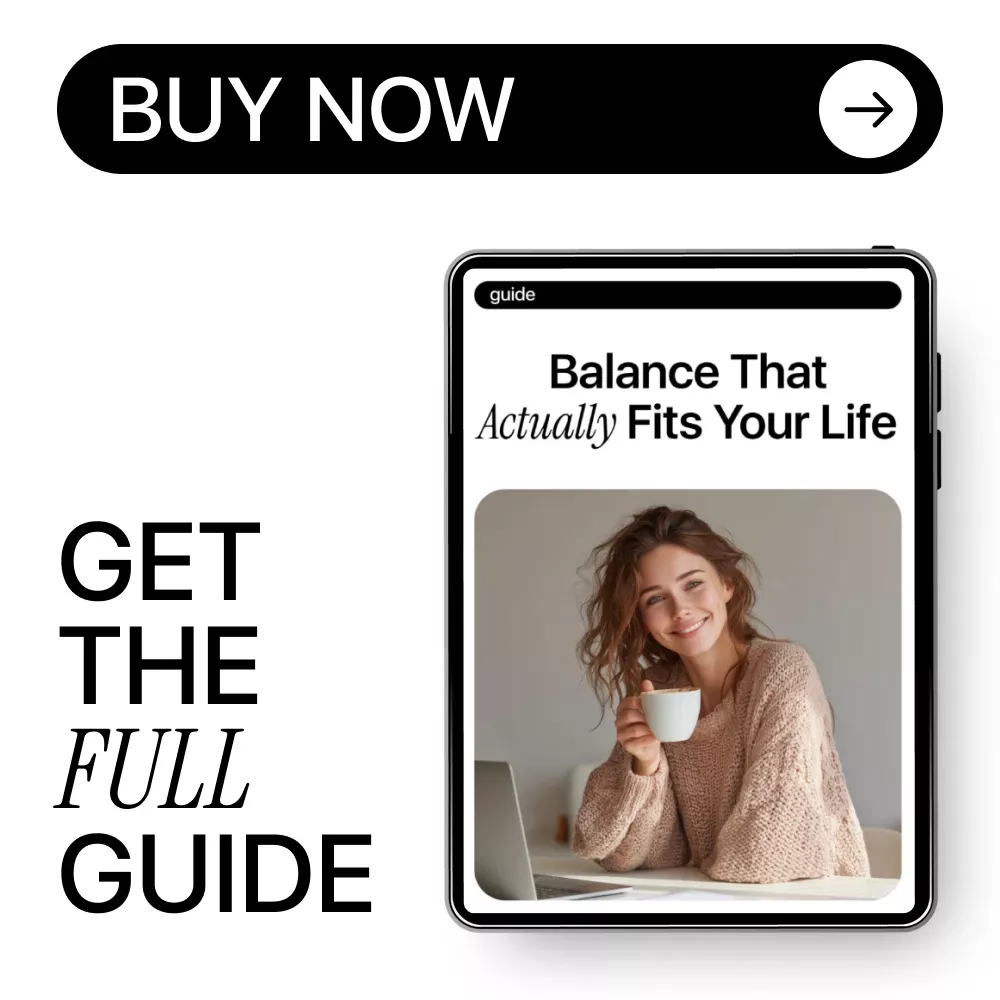 Balance That Actually Fits Your Life | Practical Guide with AI for Creating a Work-Life Balance Plan | Personalized Digital Download - Image 8