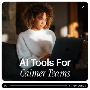 AI Tools for Calmer Teams: Digital Download Guide, eBook, Checklist for Resolving Workplace Conflict with AI, Team Management, Conflict Resolution, Productivity Boost