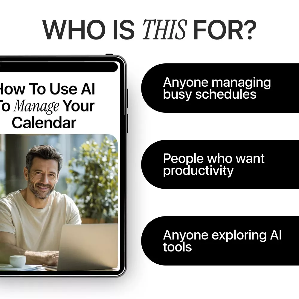 How to Use AI to Manage Your Calendar – Smart Time Management Checklist for Busy Professionals, Creators & Entrepreneurs - Image 5