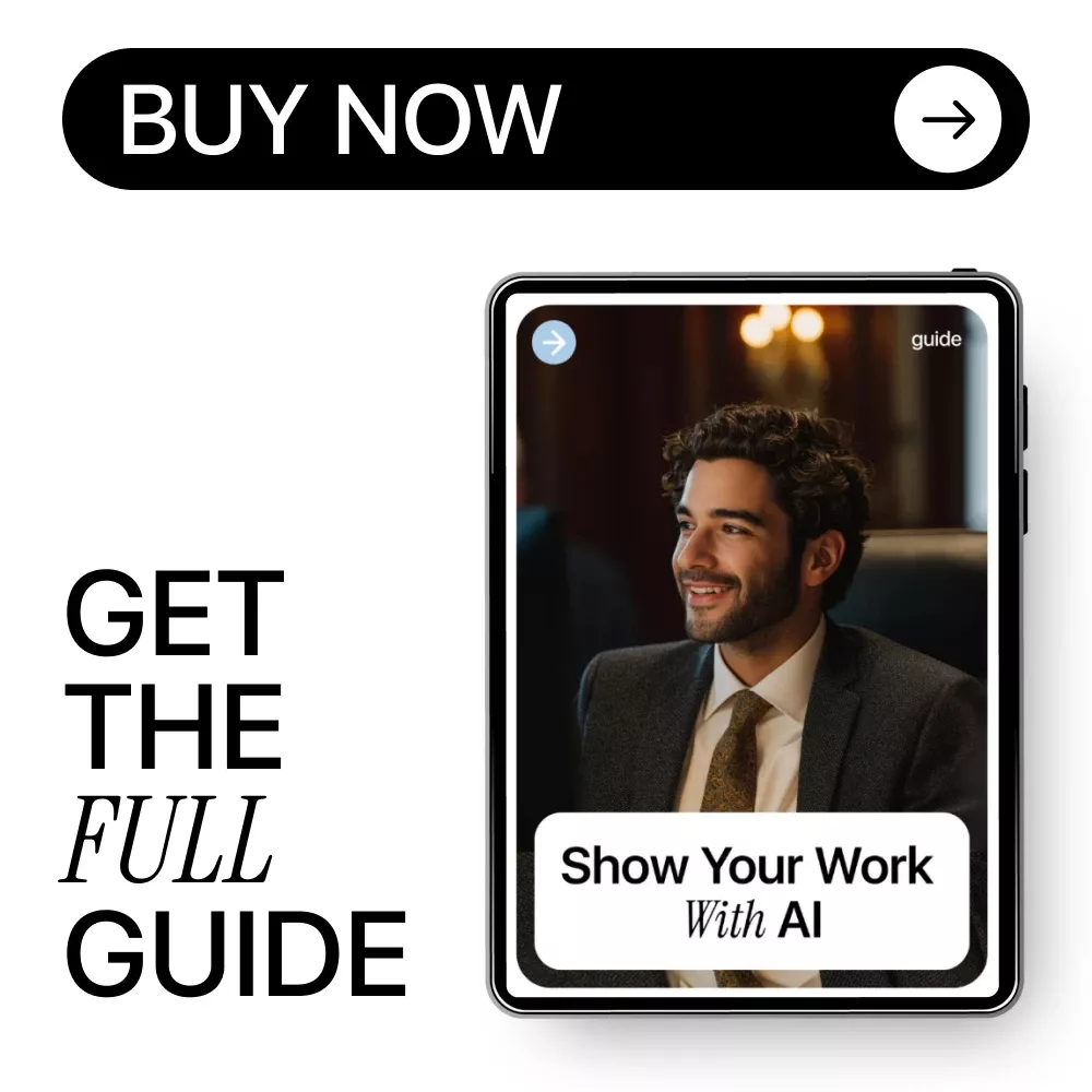 Show Your Work With AI – Ultimate Guide to How to Use AI to Showcase Your Projects, Digital Download for Creators, Designers, Students, and Professionals - Image 8