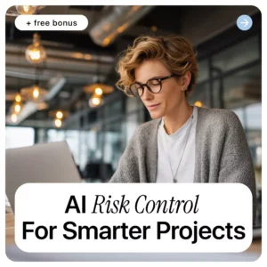 AI Risk Control for Smarter Projects | EBOOK Guide on How to Use AI to Manage Project Risks, Digital Download for Project Managers & Teams
