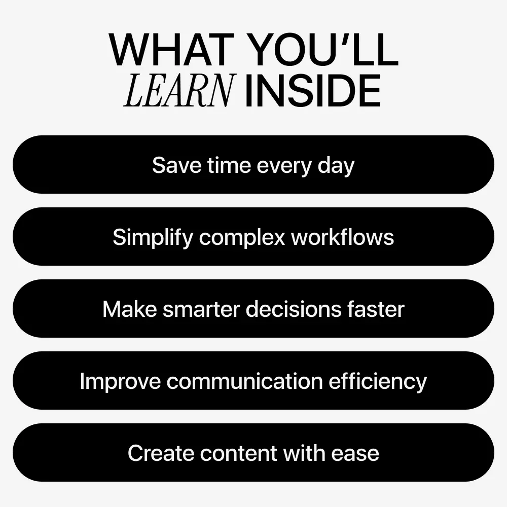 AI Tools Professionals Use to Work Smarter | Practical eBook Guide to ai tools professionals use daily for Productivity, Automation & Decision-Making - Image 4