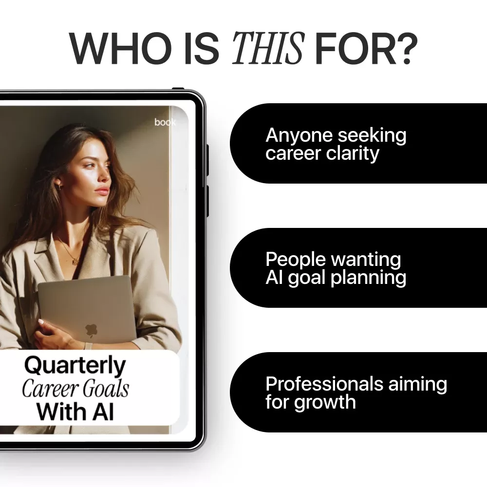 Quarterly Career Goals With AI – The Ultimate eBook for AI for Setting Quarterly Career Goals, Career Planning, and Measurable Milestones - Image 6