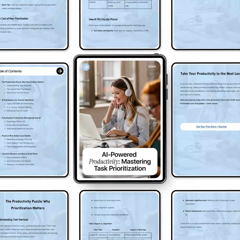 AI-Powered Productivity: Mastering Task Prioritization | Smart AI Productivity eBook for Task Prioritization & Focused Workflows - Image 5
