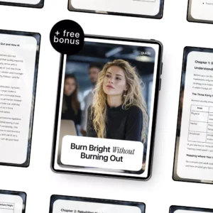 Burn Bright Without Burning Out – Freelancer Burnout Prevention with AI Guide, Sustainable Workflow Reset, Digital Download for Creatives & Solopreneurs
