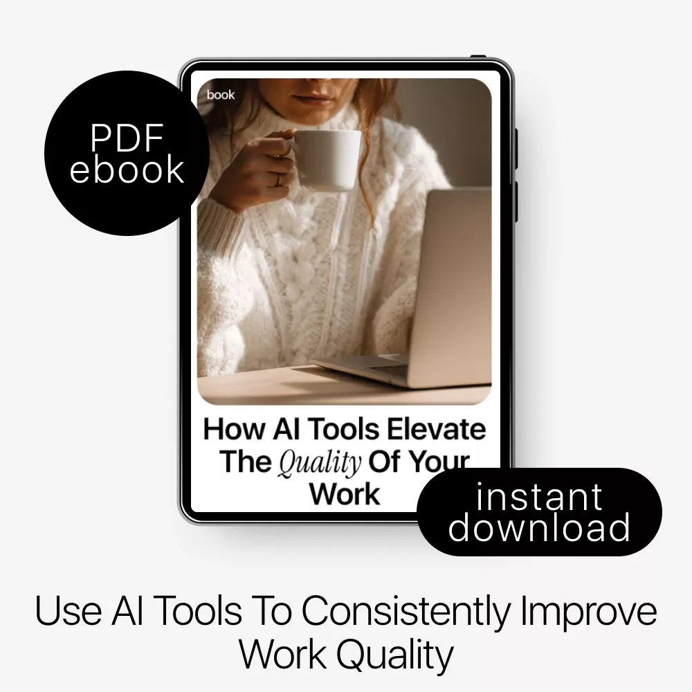 How AI Tools Elevate the Quality of Your Work | Practical eBook on AI Tools That Improve Quality of Work for Professionals & Creators - Image 3