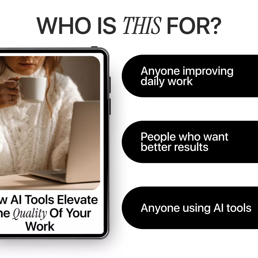 How AI Tools Elevate the Quality of Your Work | Practical eBook on AI Tools That Improve Quality of Work for Professionals & Creators - Image 6