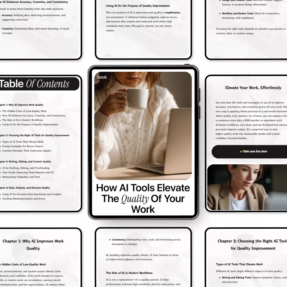 How AI Tools Elevate the Quality of Your Work | Practical eBook on AI Tools That Improve Quality of Work for Professionals & Creators - Image 5