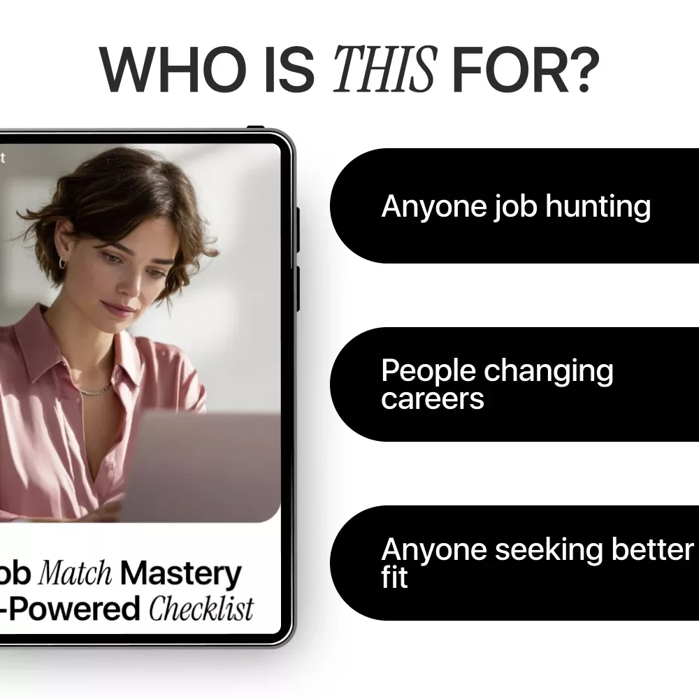 Job Match Mastery AI-Powered Checklist | Smart Career Planning Guide with ai prompts for job matching lists | Digital Download for Job Seekers - Image 5