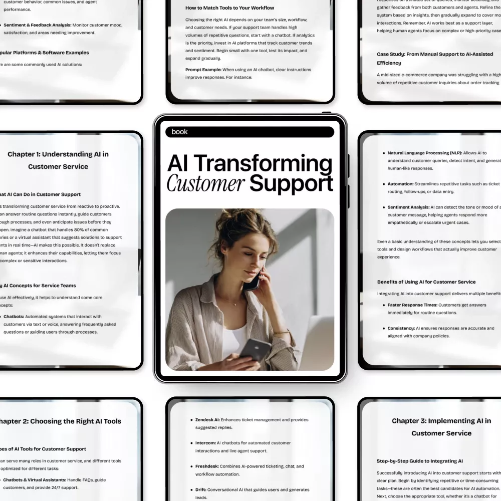 AI Transforming Customer Support | Practical Ebook Guide to ai tools for customer service, Automation & Scalable CX - Image 5