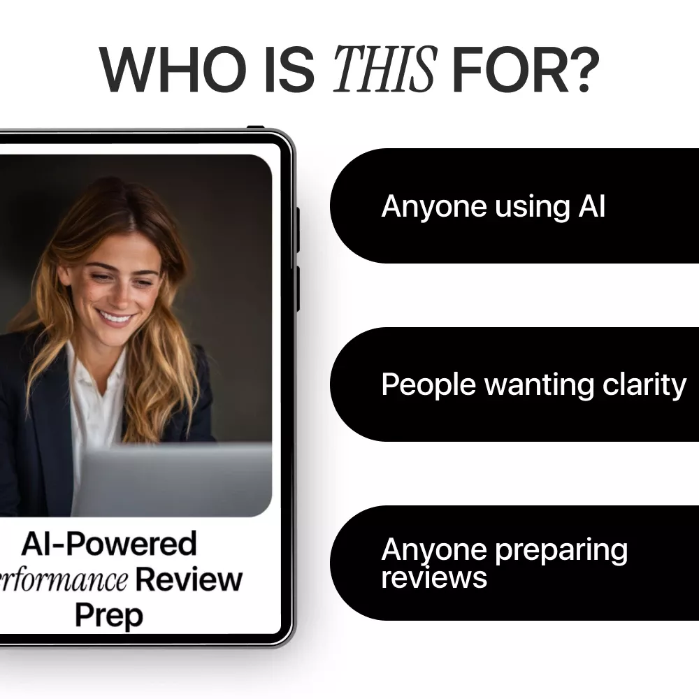 AI-Powered Performance Review Prep | How to Use AI to Prepare for a Performance Review | Digital Guide for Self-Assessments, Achievements & Confident Review Planning - Image 6