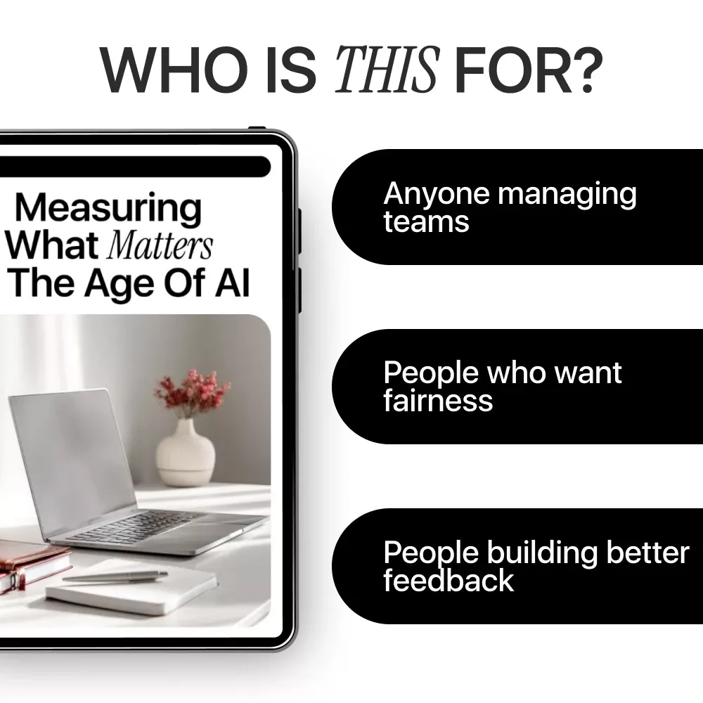 Measuring What Matters in the Age of AI | Ebook on the AI Role in Employee Evaluations, Smarter Performance Reviews, Human-AI Feedback Systems - Image 6