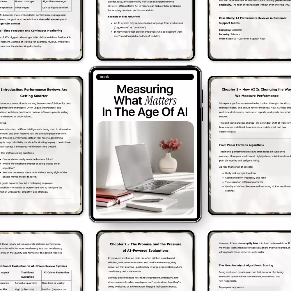 Measuring What Matters in the Age of AI | Ebook on the AI Role in Employee Evaluations, Smarter Performance Reviews, Human-AI Feedback Systems - Image 5