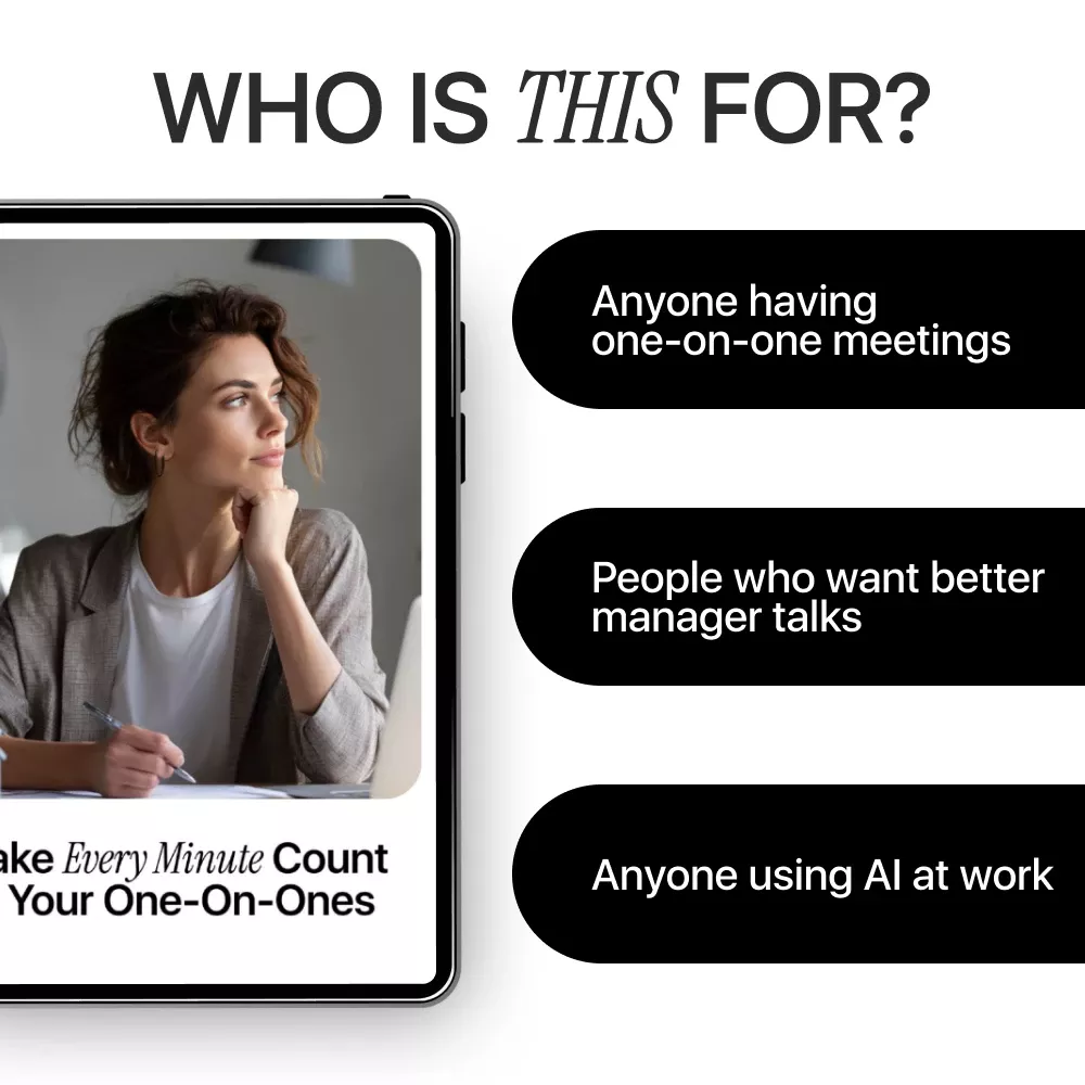 Make Every Minute Count in Your One-on-Ones – Smart Career Guide Using AI for Creating Agenda for One on One with Boss, Productivity & Professional Growth Download - Image 6