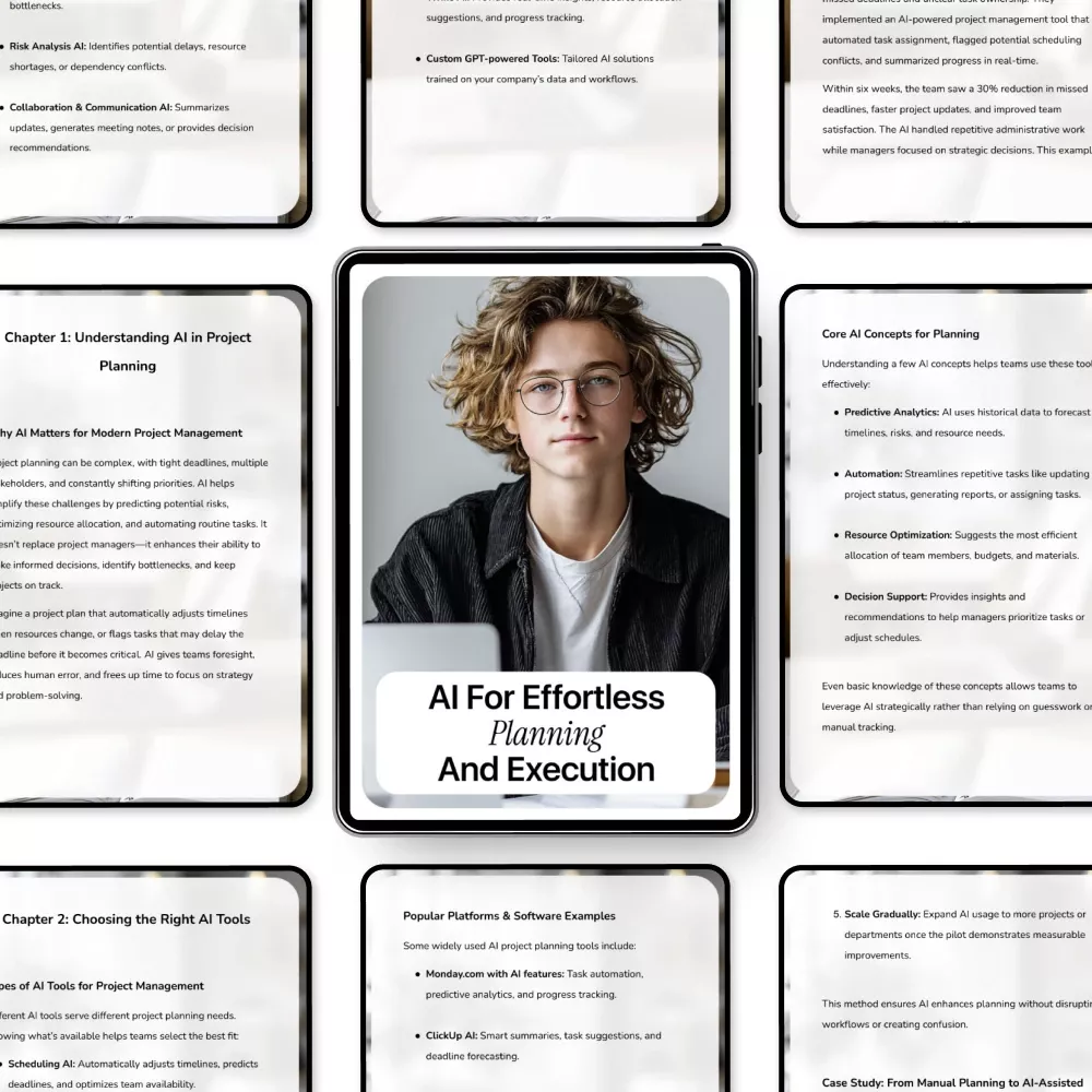 AI for Effortless Planning and Execution – Smart Project Management eBook Using AI Tools for Project Planning - Image 5