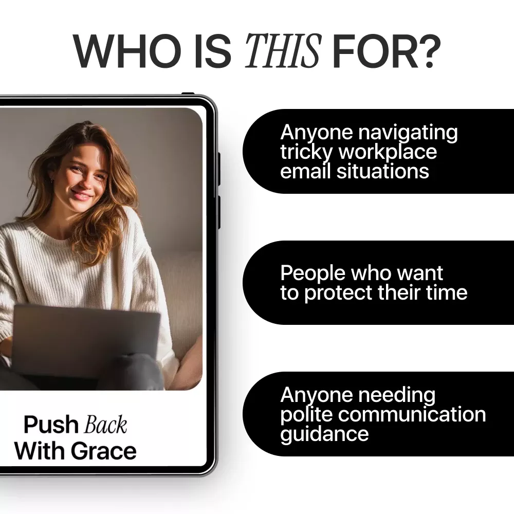 Push Back with Grace: Polite Email Checklist Using AI for Drafting Pushback Emails - Image 5