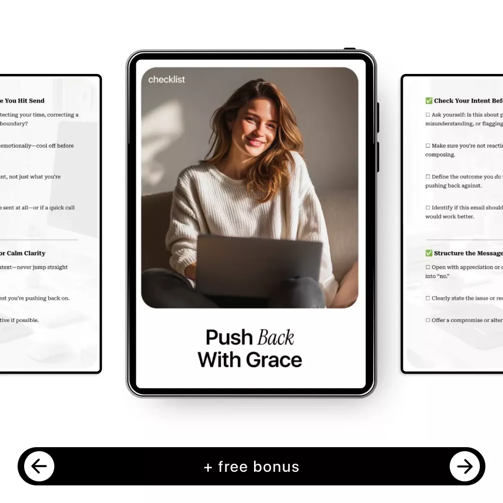 Push Back with Grace: Polite Email Checklist Using AI for Drafting Pushback Emails