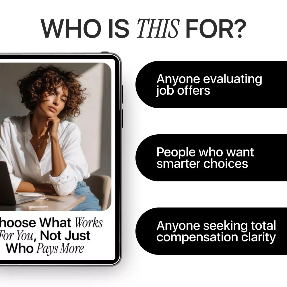Choose What Works for You, Not Just Who Pays More: How to Use AI to Compare Company Benefits eBook for Smart Career Decisions - Image 6