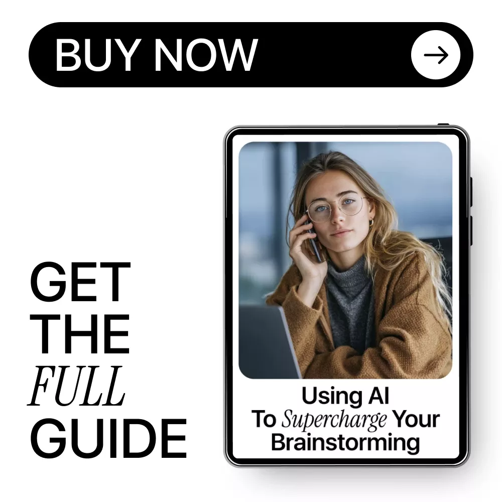 Using AI to Supercharge Your Brainstorming – Practical Guide to ai tools for brainstorming ideas, Creative Thinking, Idea Generation Workflow, Digital Download - Image 8