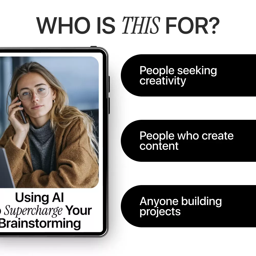Using AI to Supercharge Your Brainstorming – Practical Guide to ai tools for brainstorming ideas, Creative Thinking, Idea Generation Workflow, Digital Download - Image 6