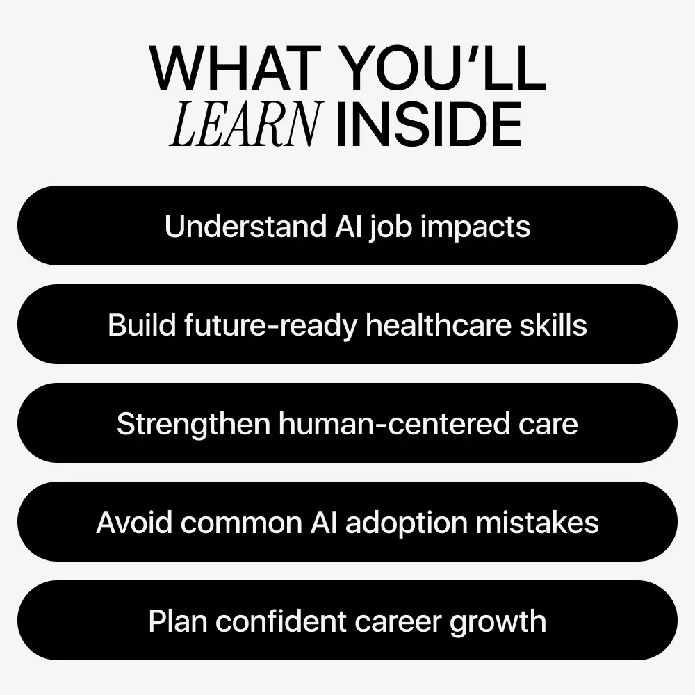 The Human Side of AI in Healthcare | Ebook Guide on how ai affects healthcare jobs, Careers & the Future of Care - Image 4