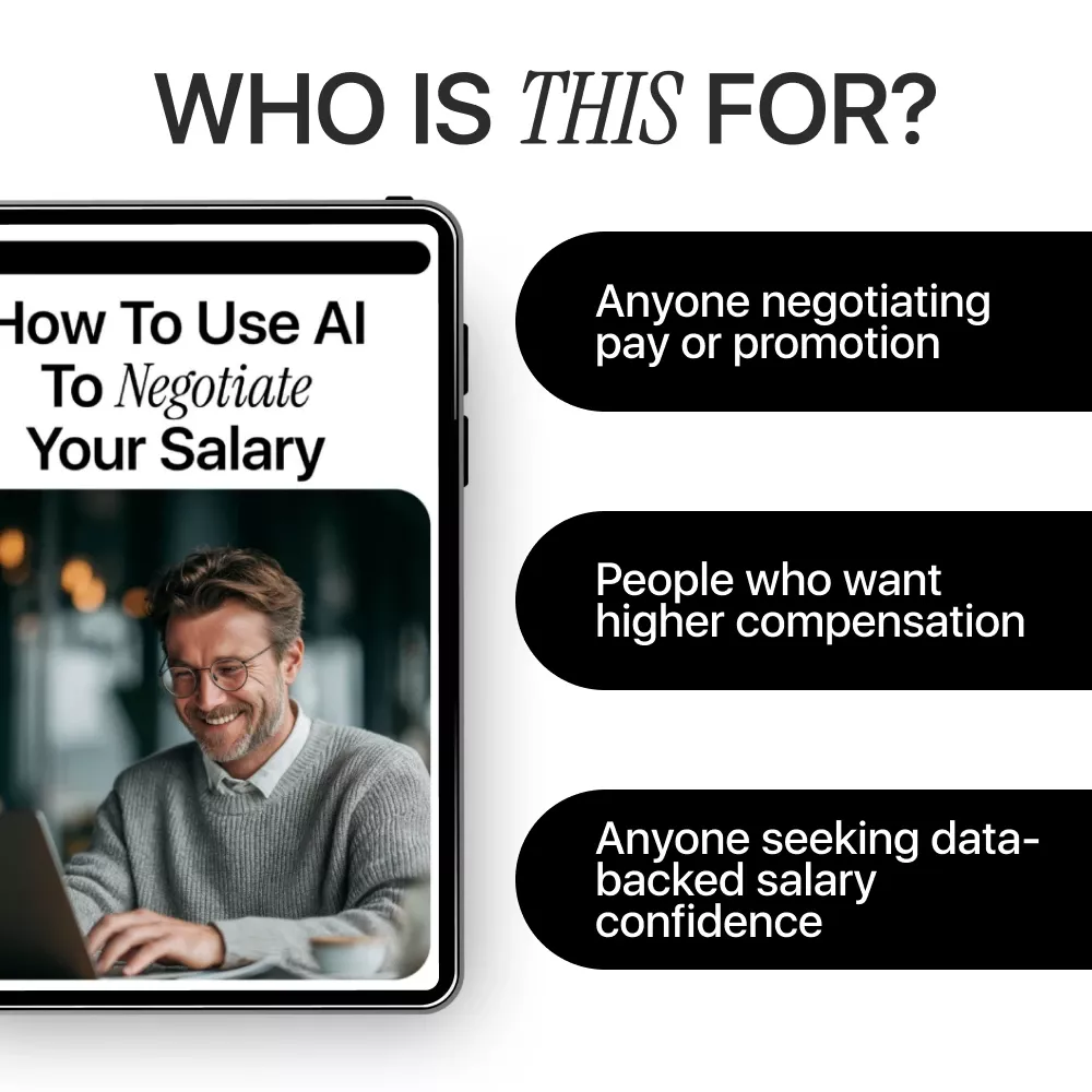 How to Use AI to Negotiate Your Salary – Smart Career Guide for Higher Pay, AI-Powered Salary Negotiation Strategy, Professional Growth Digital Download - Image 6