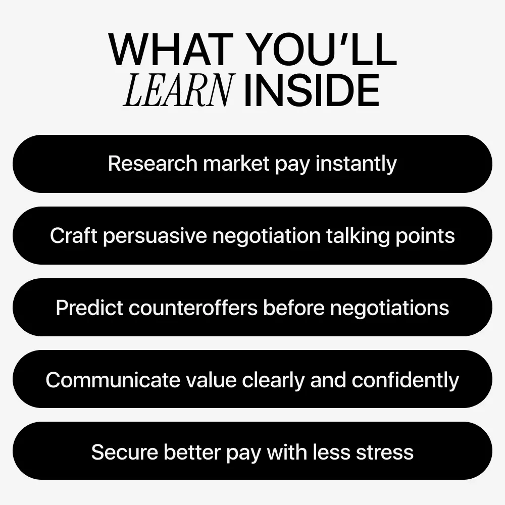 How to Use AI to Negotiate Your Salary – Smart Career Guide for Higher Pay, AI-Powered Salary Negotiation Strategy, Professional Growth Digital Download - Image 4