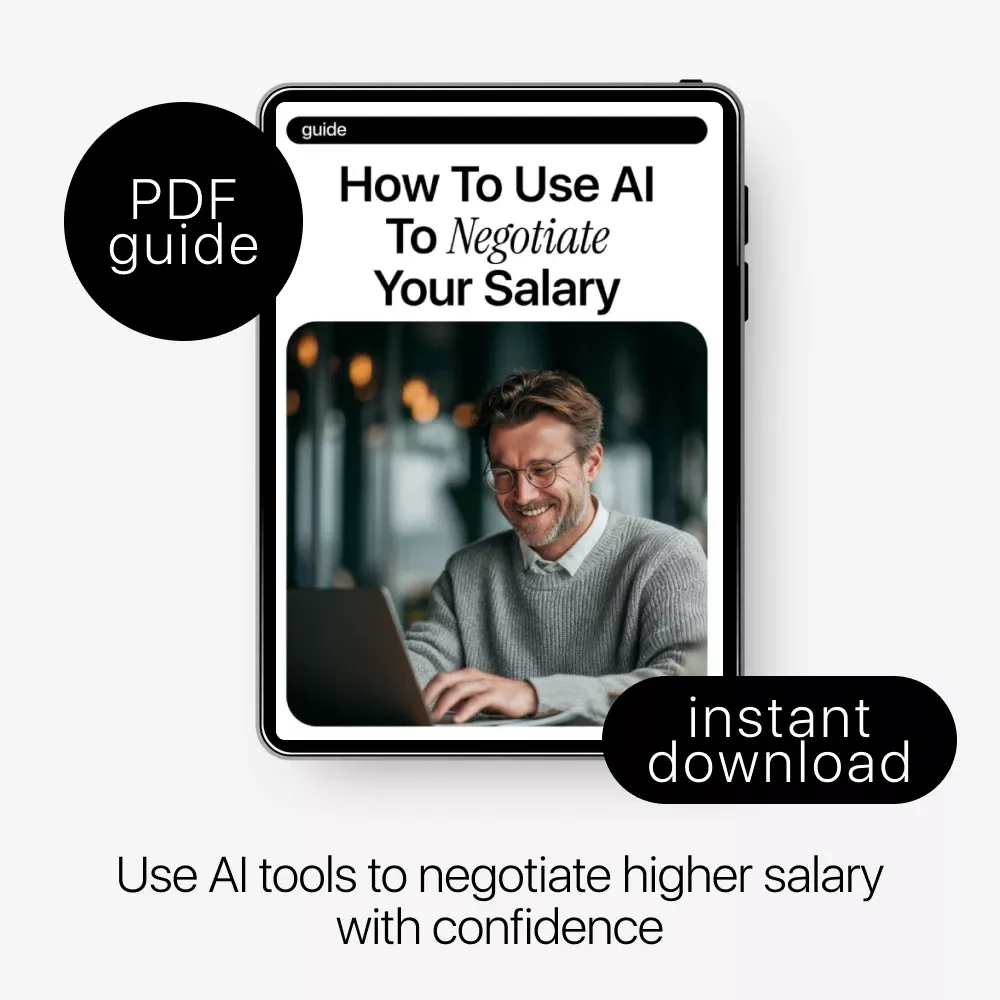How to Use AI to Negotiate Your Salary – Smart Career Guide for Higher Pay, AI-Powered Salary Negotiation Strategy, Professional Growth Digital Download - Image 3