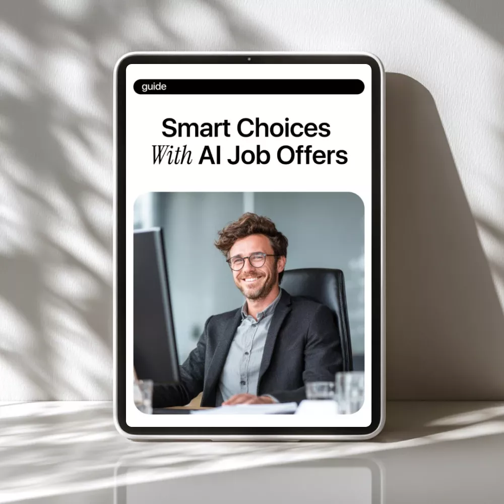 Smart Choices With AI Job Offers – Career Decisions Guide for Clear Comparisons, AI for Comparing Job Offers and Benefits, Digital Download