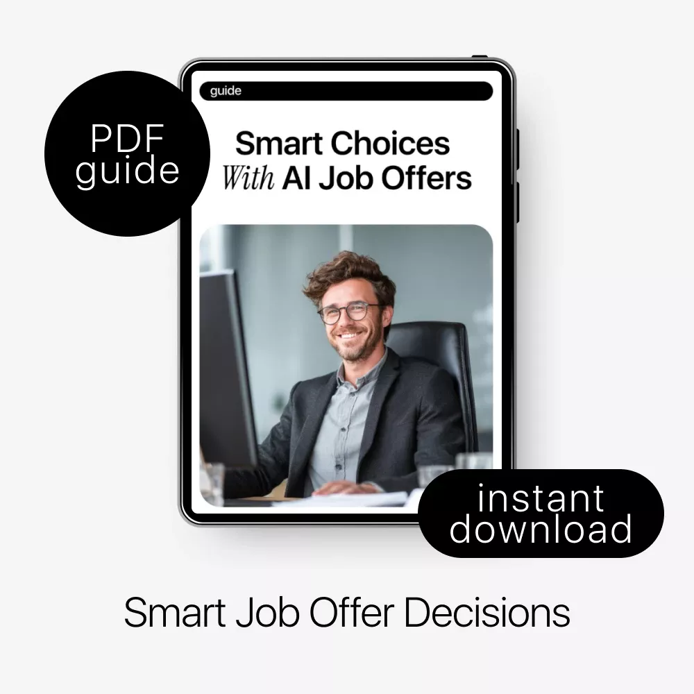 Smart Choices With AI Job Offers – Career Decisions Guide for Clear Comparisons, AI for Comparing Job Offers and Benefits, Digital Download - Image 3