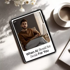 When AI Should Not Decide for You – Essential eBook on AI Decisions People Should Not Trust, Digital Guide to Human-Centered Decision Making