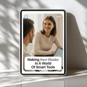Making Fewer Mistakes in a World of Smart Tools – Practical AI Guide, Error Reduction eBook, Digital Download for Smarter Work, Better Decisions & Modern Productivity