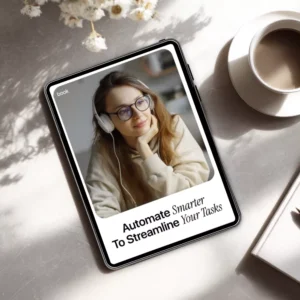 Automate Smarter to Streamline Your Tasks – Practical AI Prompts for Task Automation eBook for Productivity, Workflow Optimization & Digital Efficiency