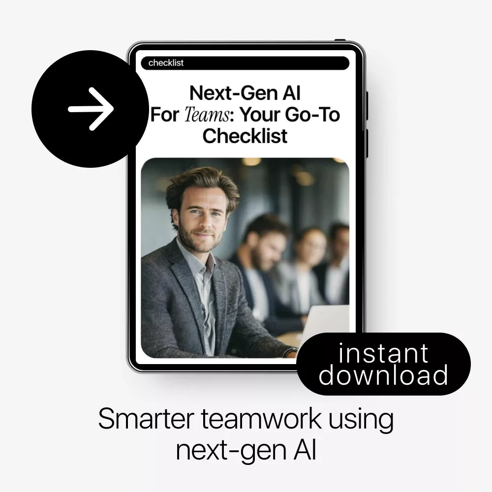 Next-Gen AI for Teams: Your Go-To Checklist | New AI Tools for Teams to Boost Collaboration, Productivity & Smarter Workflows - Image 3