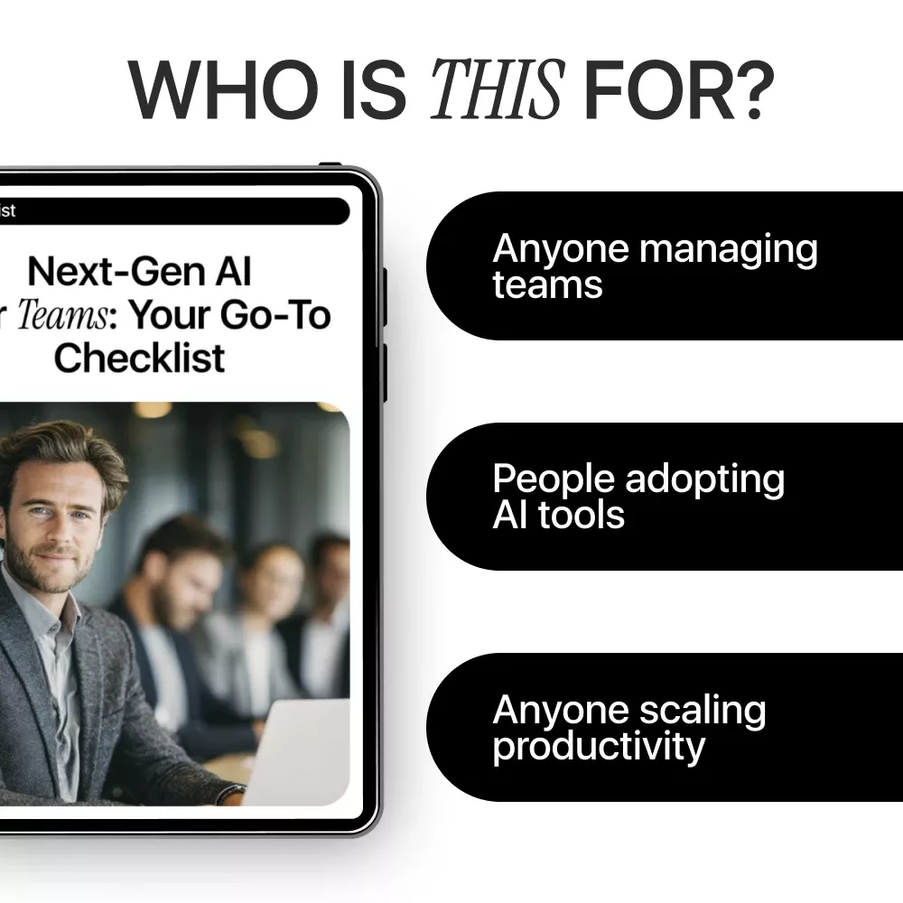 Next-Gen AI for Teams: Your Go-To Checklist | New AI Tools for Teams to Boost Collaboration, Productivity & Smarter Workflows - Image 5