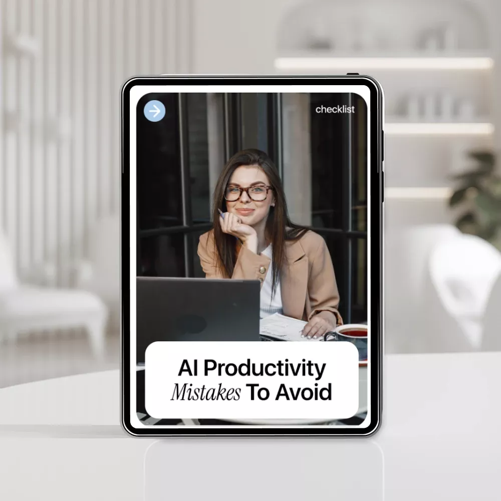 AI Productivity Mistakes to Avoid – Practical Checklist for Smarter Workflows, Better Prompts, and Real Results with AI