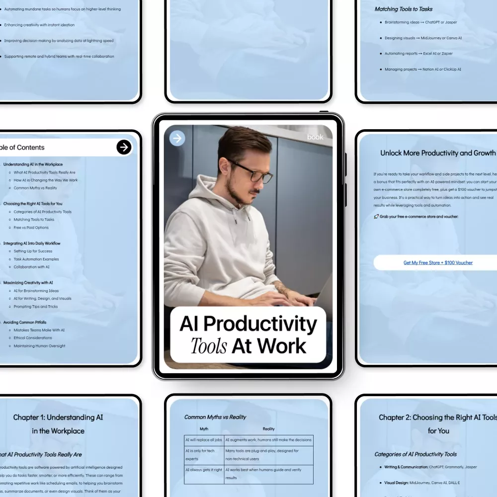 AI Productivity Tools at Work – Practical Ebook Guide to Boost Efficiency, Automate Tasks & Work Smarter with AI - Image 5