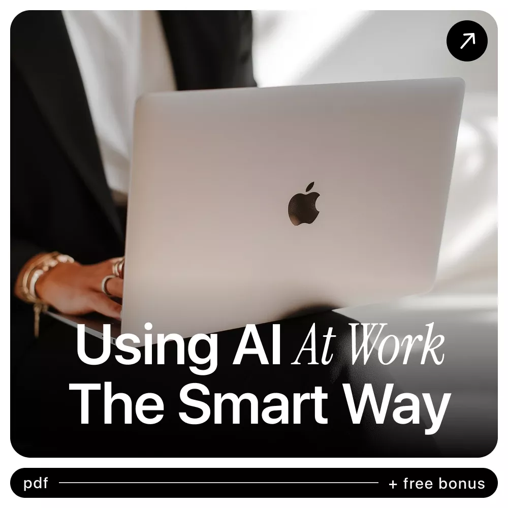 Using AI at Work the Smart Way – Practical Guide for Responsible AI Use at Work, Productivity, Trust & Quality