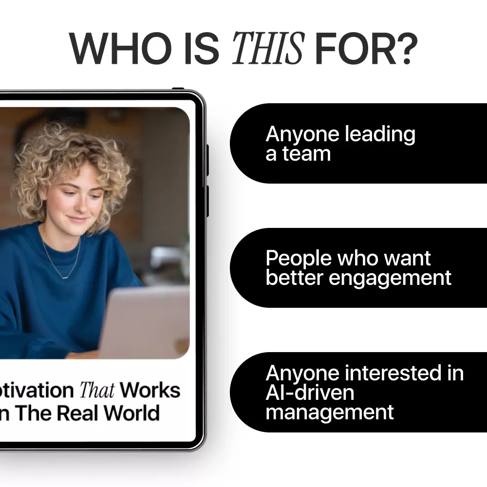 Motivation That Works in the Real World — Employee Motivation with AI eBook for Managers, Leaders, and Team Success - Image 6