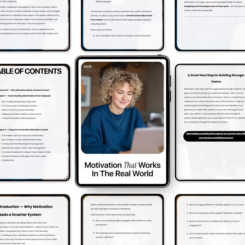 Motivation That Works in the Real World — Employee Motivation with AI eBook for Managers, Leaders, and Team Success - Image 5