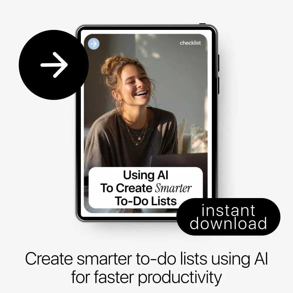 Using AI to Create Smarter To-Do Lists | Digital Productivity Checklist | AI for Creating To Do Lists for Busy Professionals & Entrepreneurs - Image 3